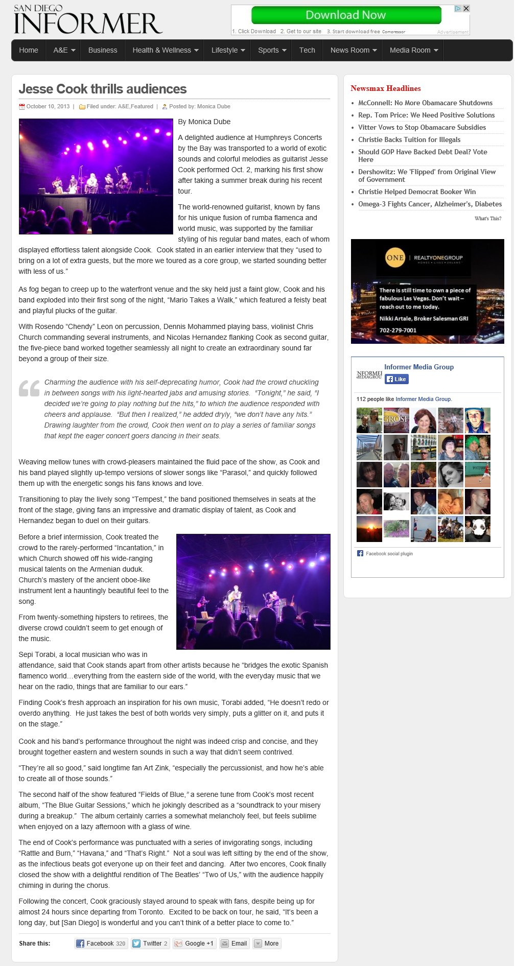 Concert Review Journalism Sample Monica Dub concert-review-journalism-sample-monica-dub
